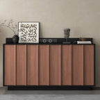 Buffet moderne en bois avec étagère et tiroirs modulables