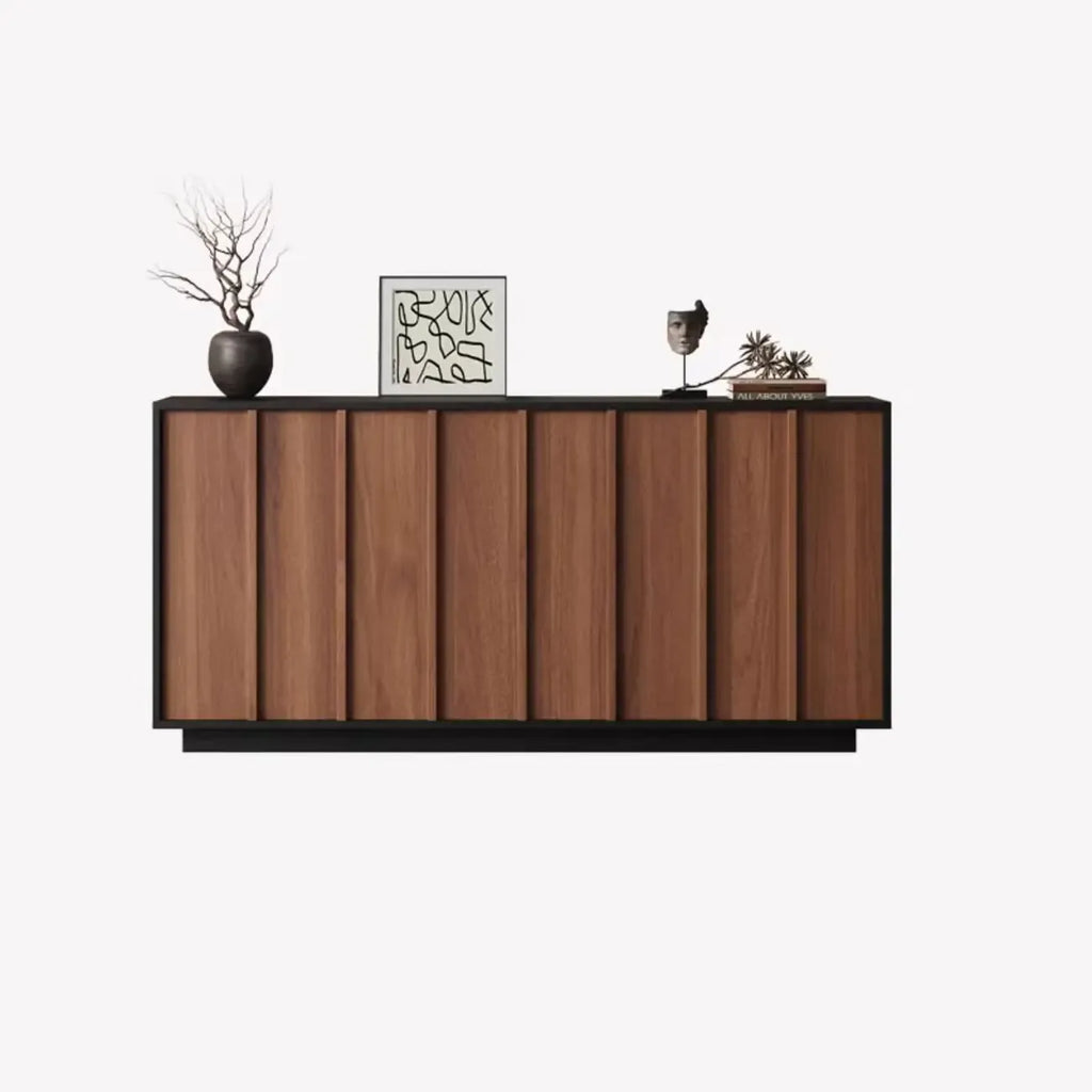 Buffet moderne en bois avec étagère et tiroirs modulables