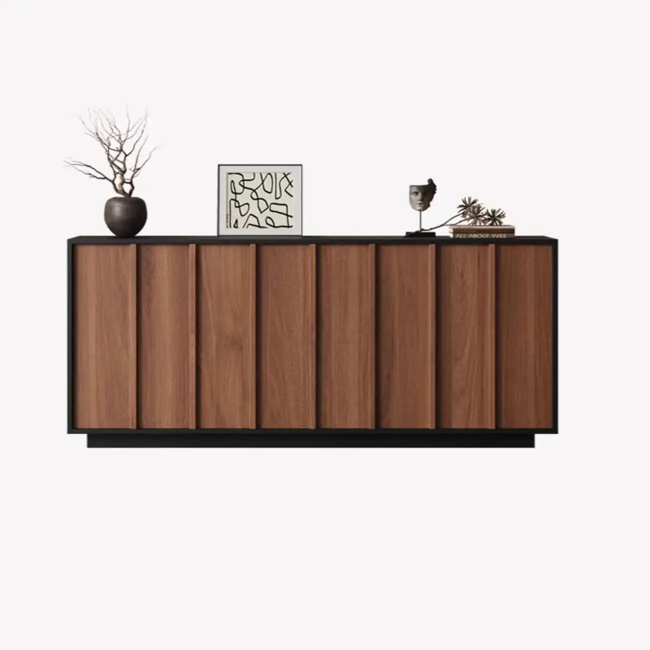 Buffet moderne en bois avec étagère et tiroirs modulables