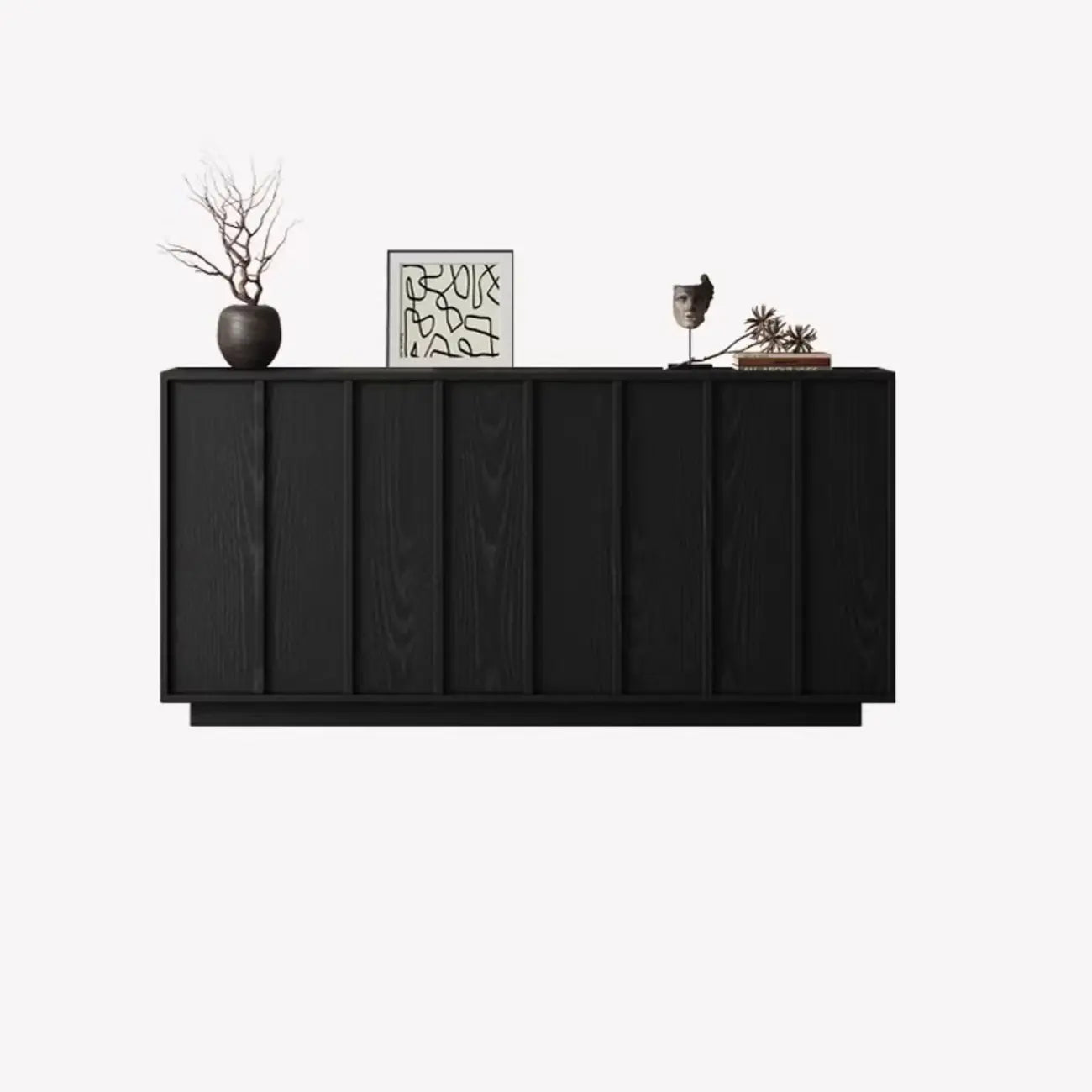 Buffet moderne en bois avec étagère et tiroirs modulables