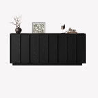 Buffet moderne en bois avec étagère et tiroirs modulables