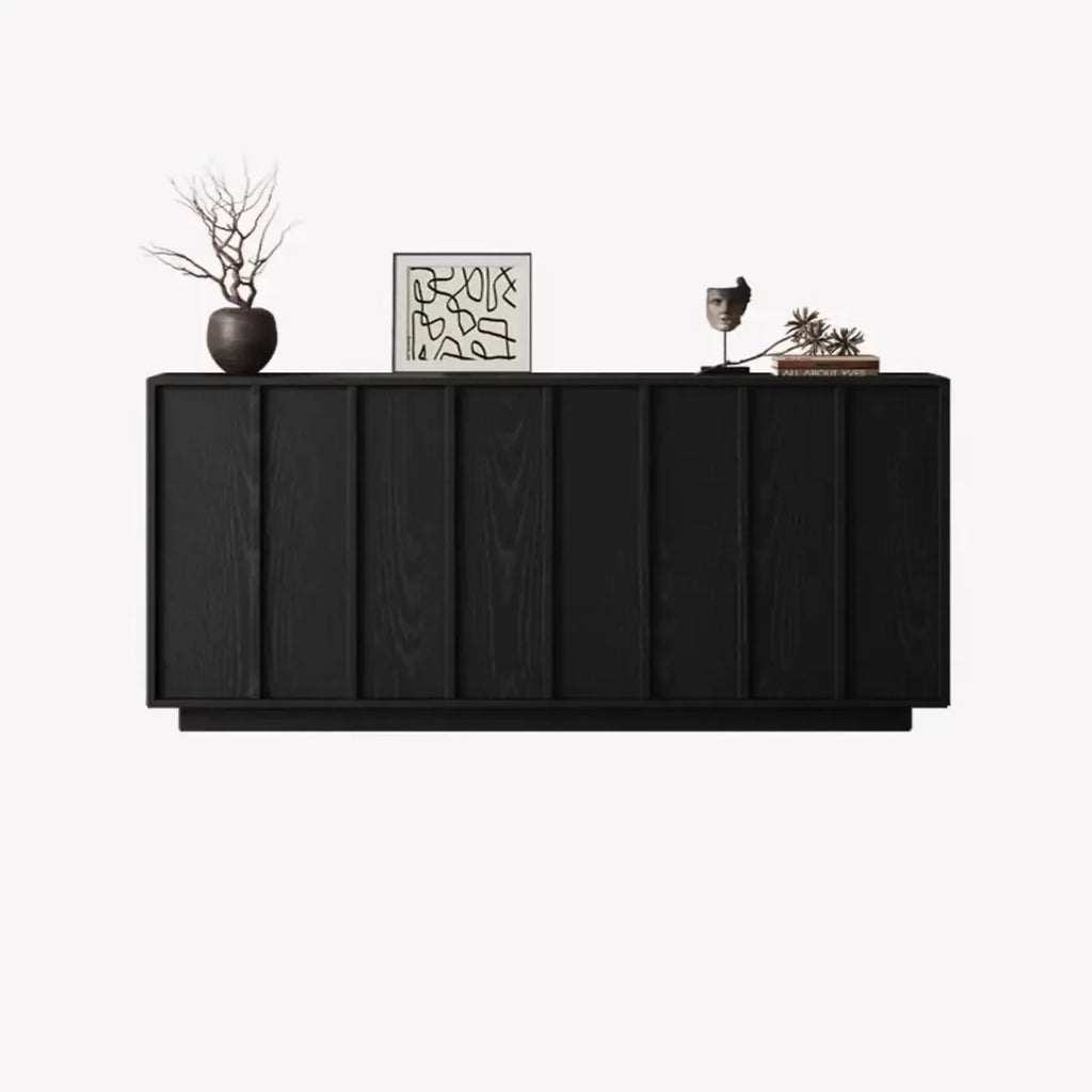 Buffet moderne en bois avec étagère et tiroirs modulables