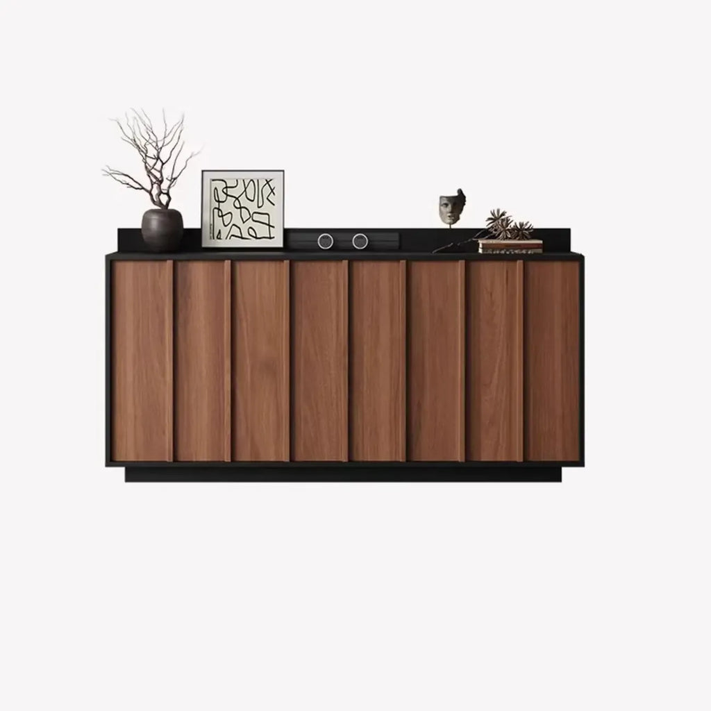Buffet moderne en bois avec étagère et tiroirs modulables