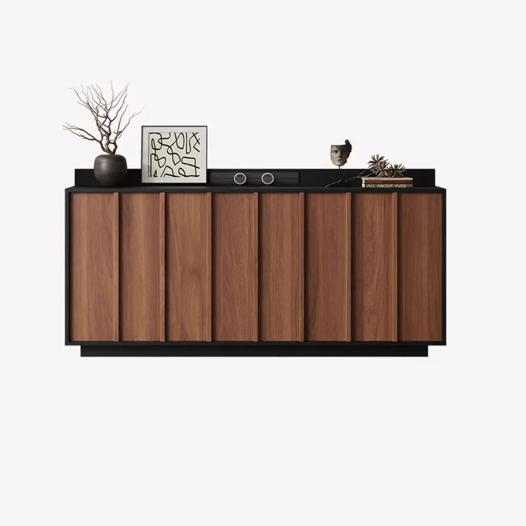 Buffet moderne en bois avec étagère et tiroirs modulables