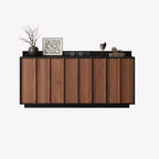 Buffet moderne en bois avec étagère et tiroirs modulables