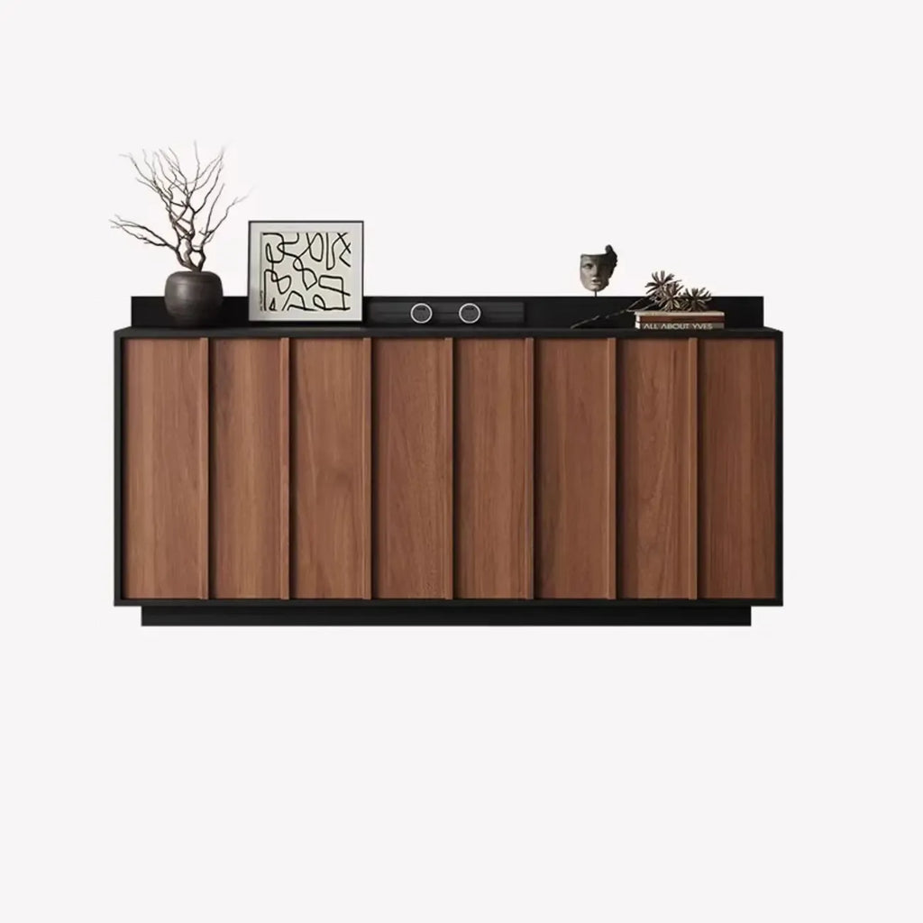 Buffet moderne en bois avec étagère et tiroirs modulables