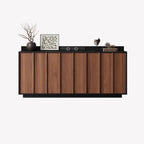Buffet moderne en bois avec étagère et tiroirs modulables