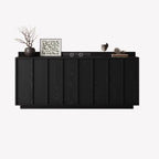 Buffet moderne en bois avec étagère et tiroirs modulables
