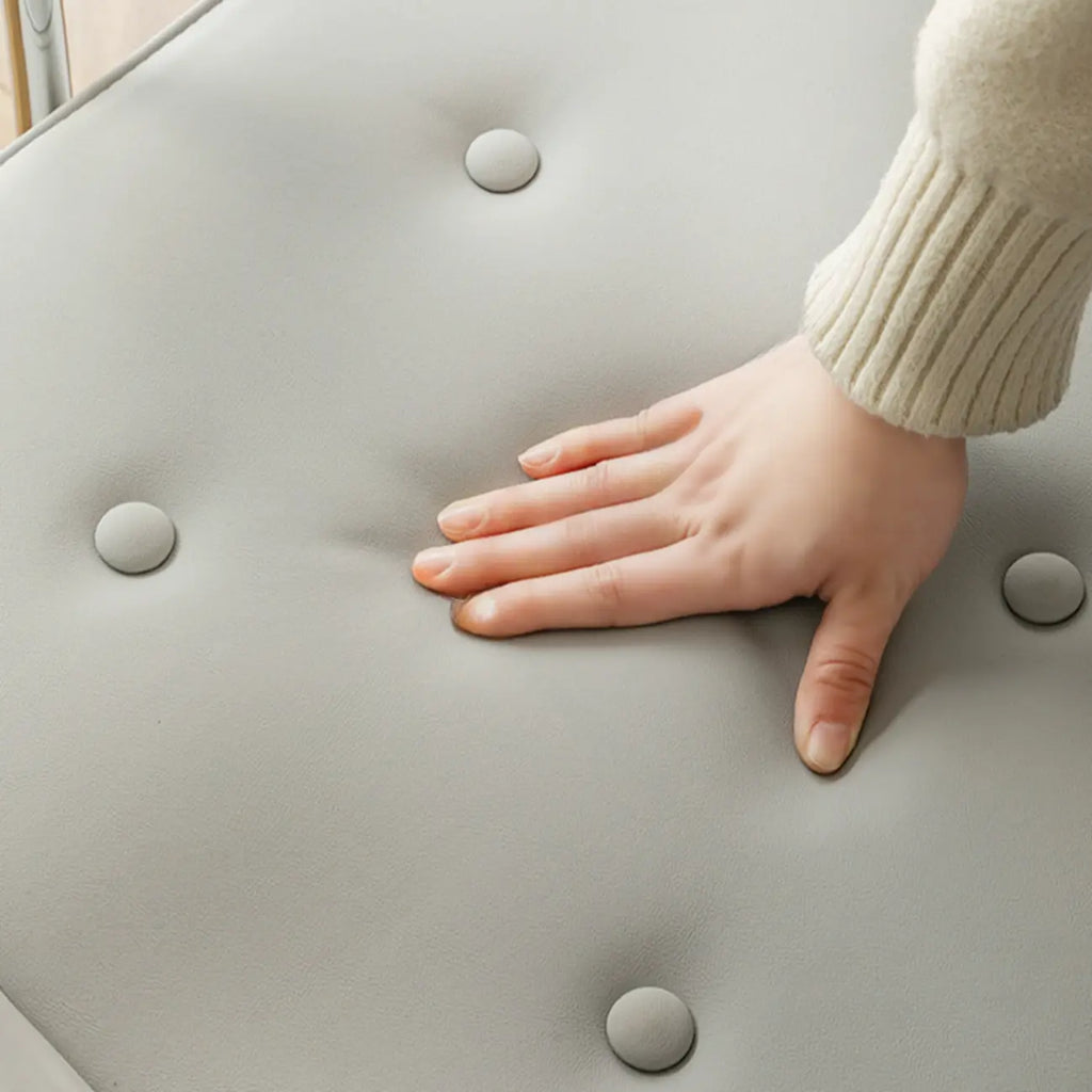 Fauteuil de bureau pivotant moderne en cuir avec accoudoirs