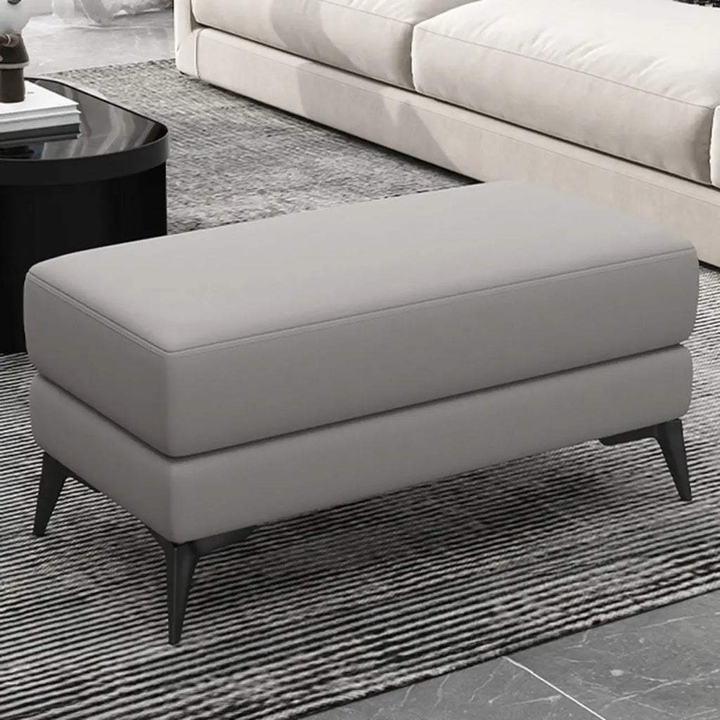 Banc de chambre moderne rembourré de couleur unie