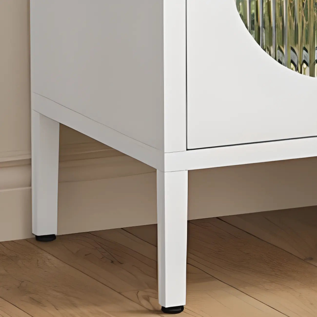 Buffet moderne en métal avec étagère réglable, 2/3 portes