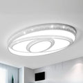 Plafonnier à 3 lumières avec abat-jour en alliage PMMA blanc pour salon symétrique