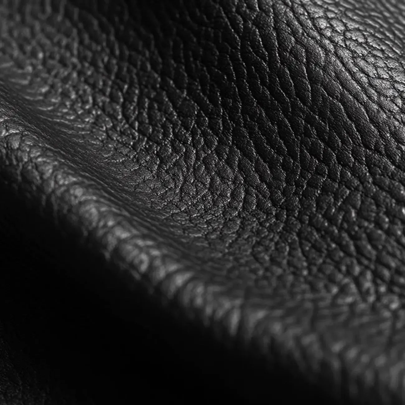 Fauteuil de salon rembourré en cuir véritable marron