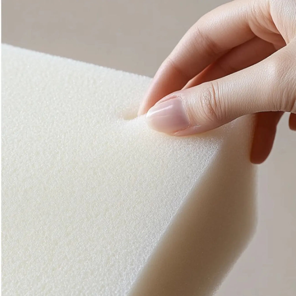 Fauteuil de salon rembourré en cuir véritable marron