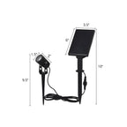 Projecteur solaire moderne à piquet pour éclairage paysager