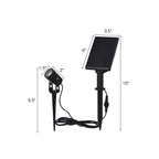 Projecteur solaire moderne à piquet pour éclairage paysager