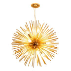 Lustre unique doré Sputnik Starburst à hauteur réglable
