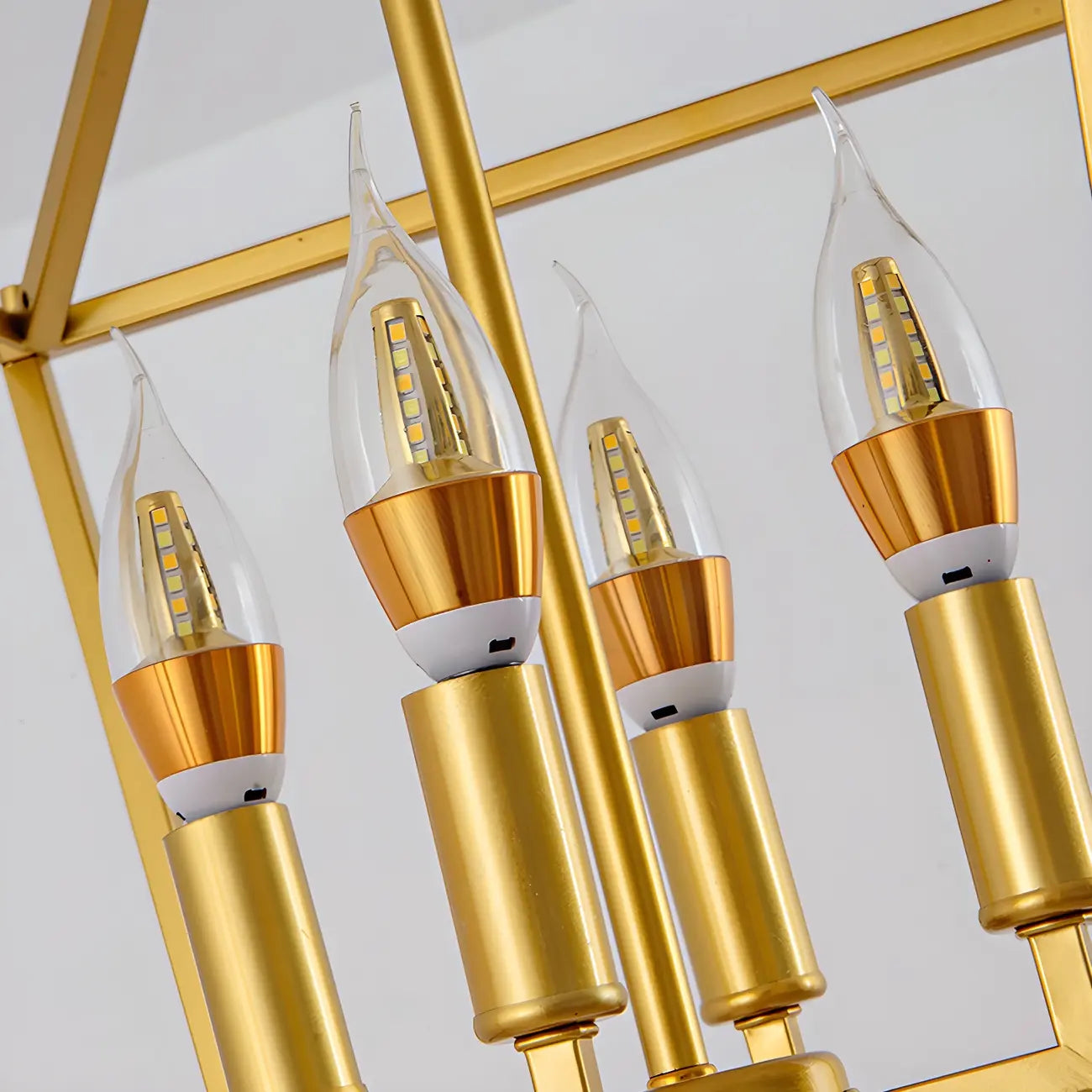Lanterne industrielle réglable en métal avec cage pour bougies
