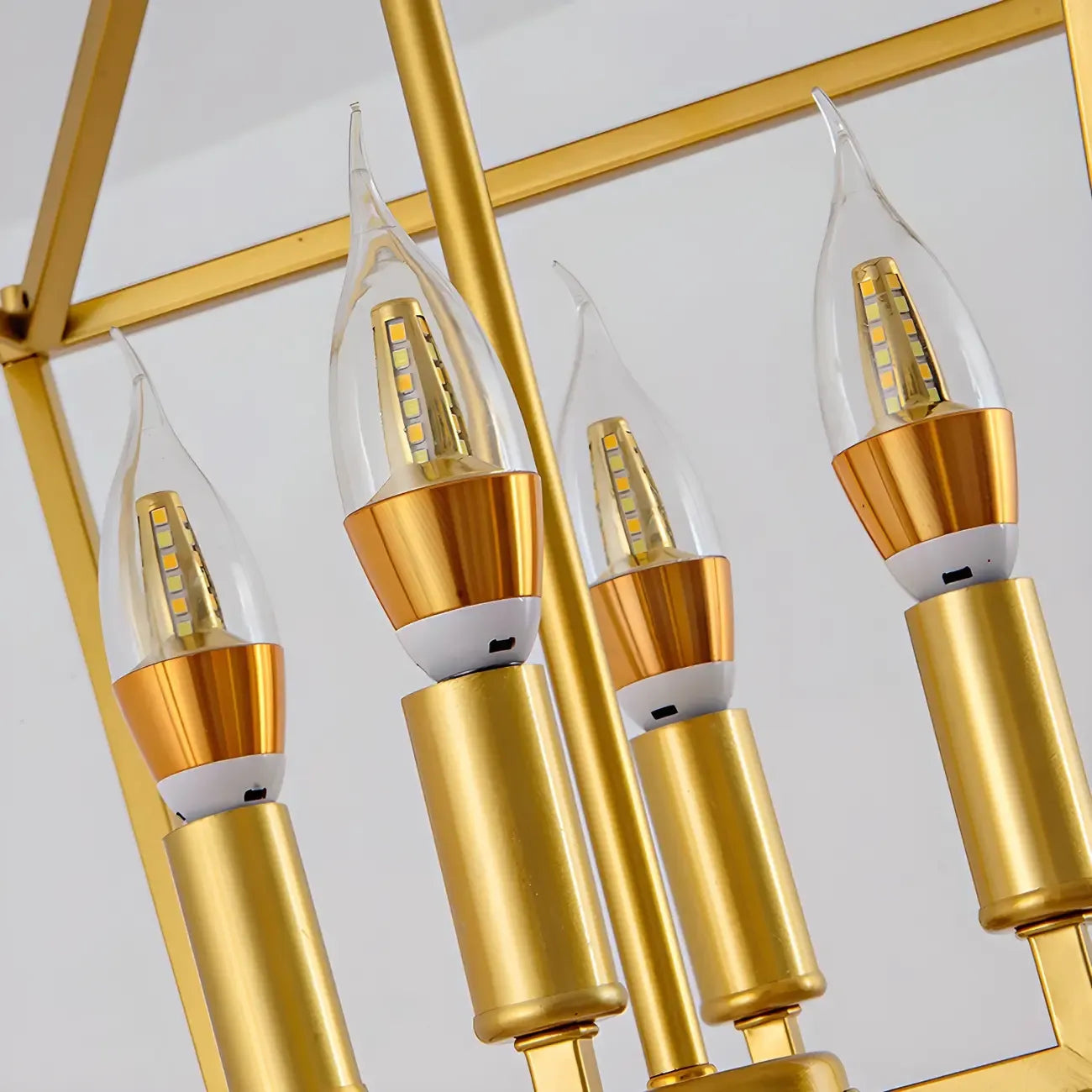 Lanterne industrielle réglable en métal avec cage pour bougies