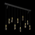 Suspension linéaire moderne en cristal réglable