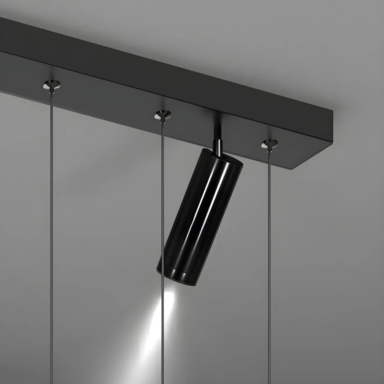 Suspension linéaire moderne en cristal réglable