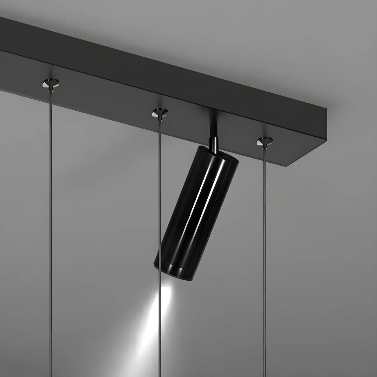 Suspension linéaire moderne en cristal réglable