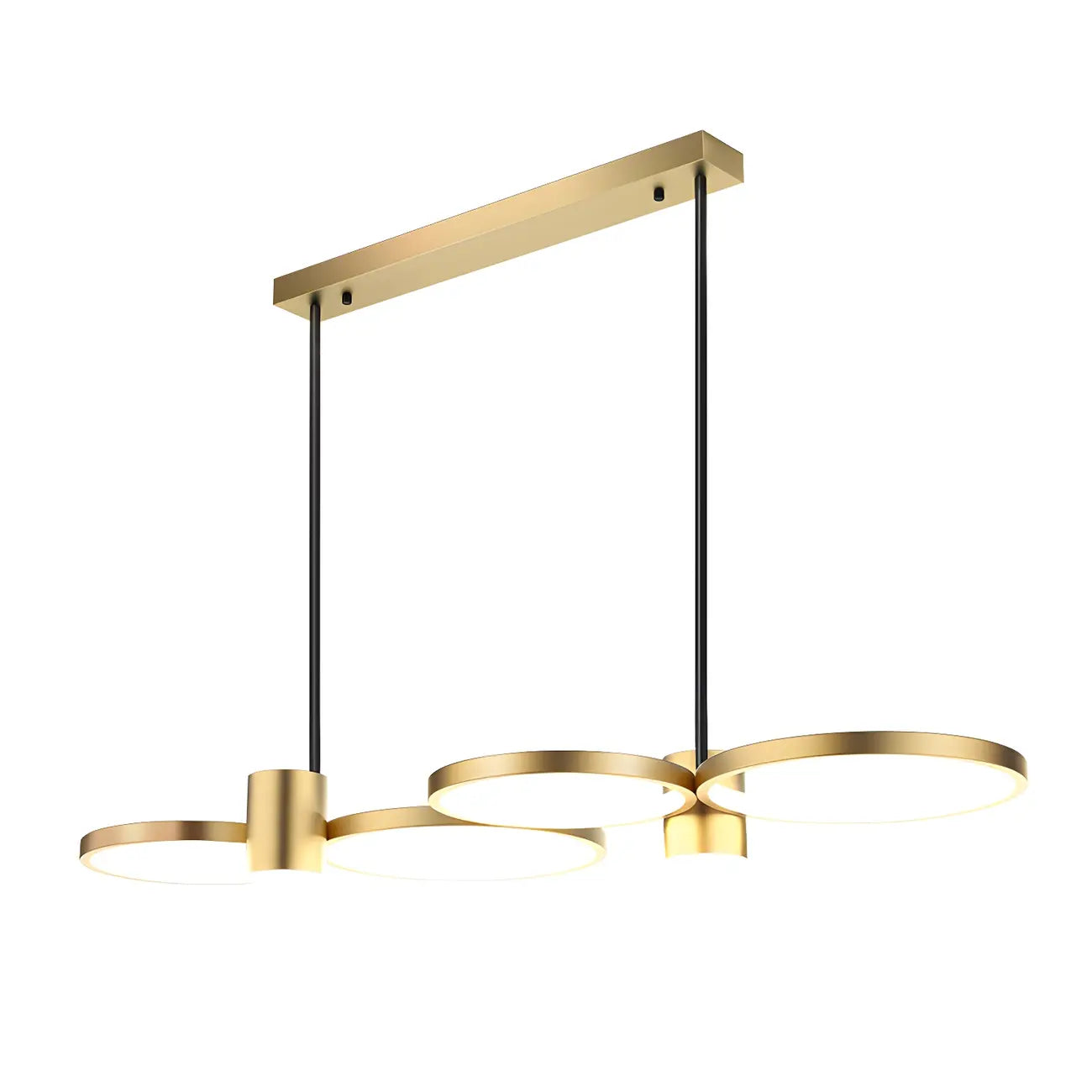 Suspension moderne à anneau noir avec variateur