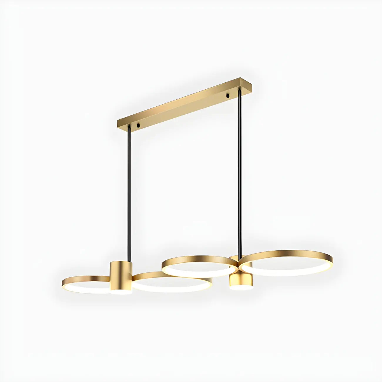 Suspension moderne à anneau noir avec variateur