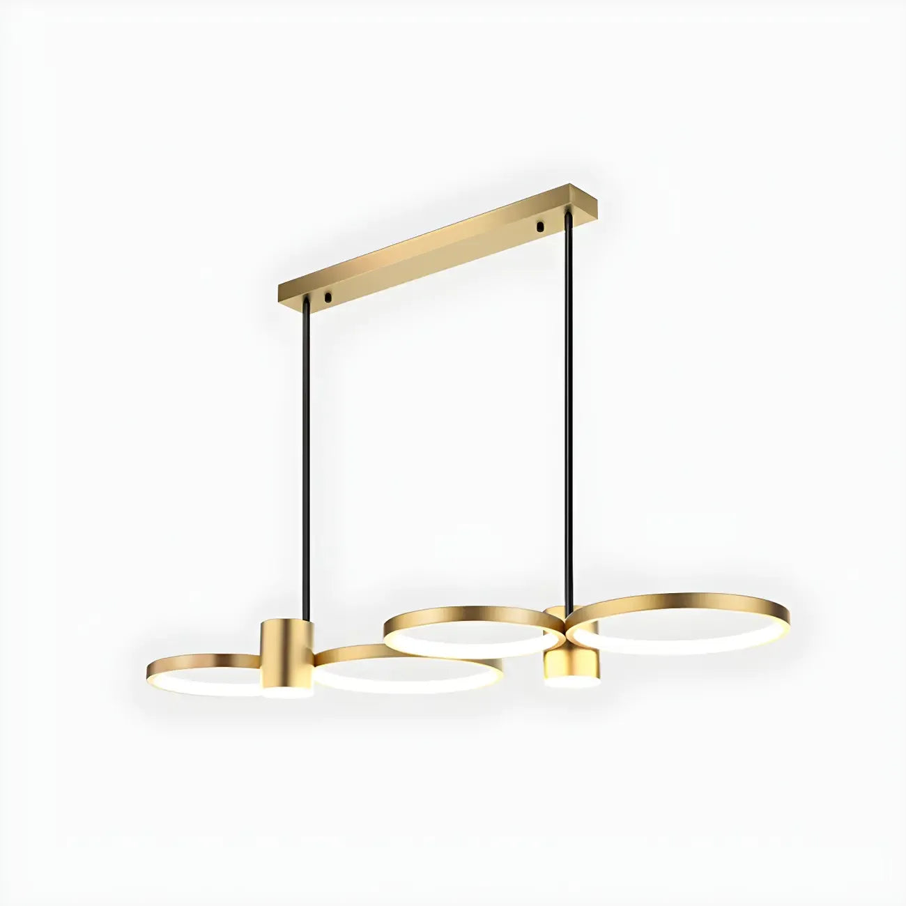 Suspension moderne à anneau noir avec variateur
