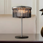 Lampe de table LED moderne en cristal pour salon