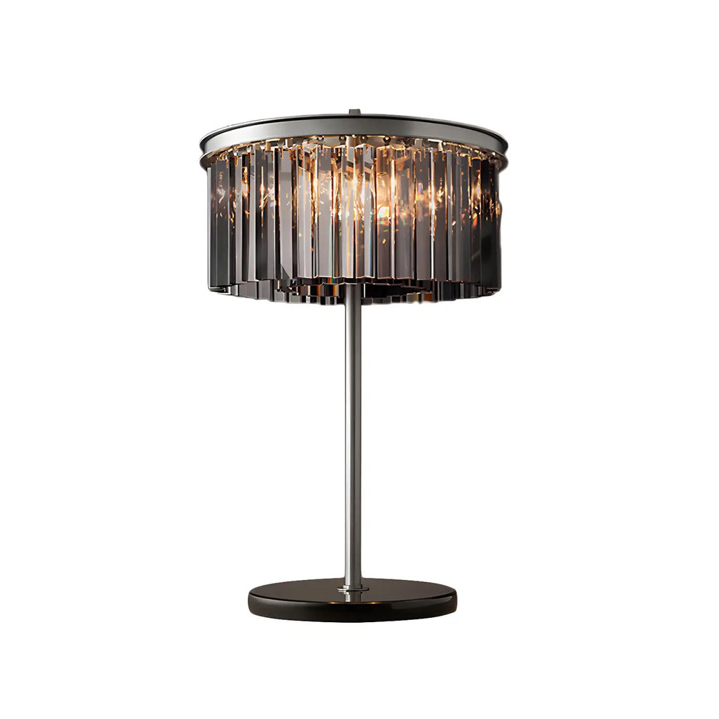 Lampe de table LED moderne en cristal pour salon