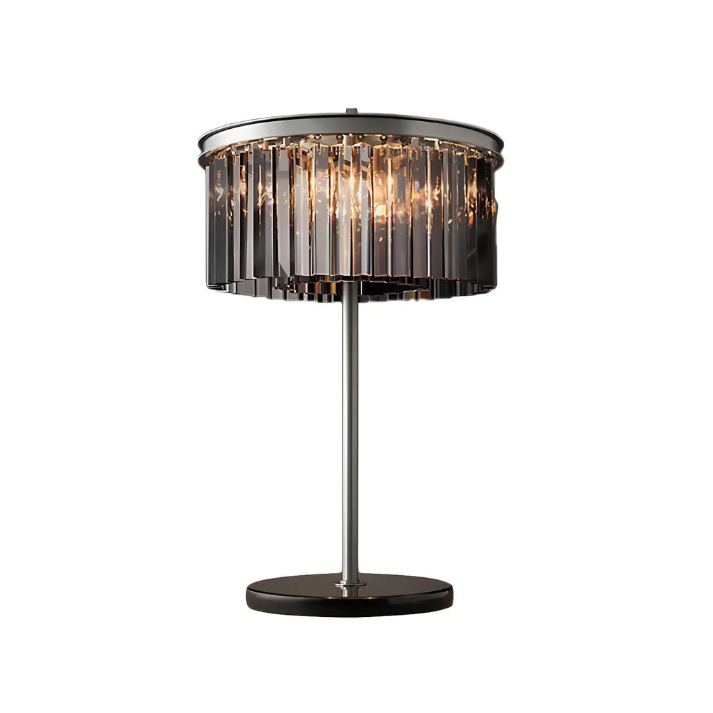 Lampe de table LED moderne en cristal pour salon