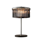 Lampe de table LED moderne en cristal pour salon