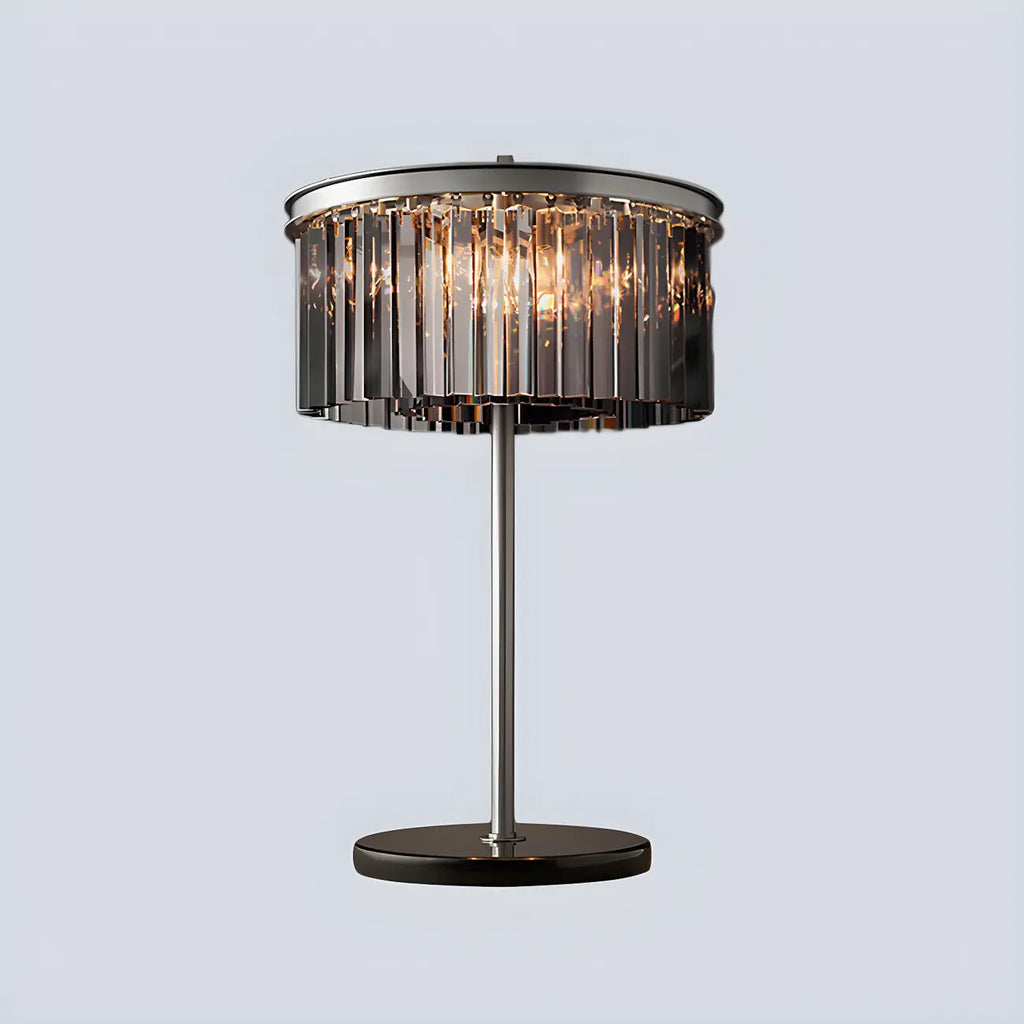 Lampe de table LED moderne en cristal pour salon