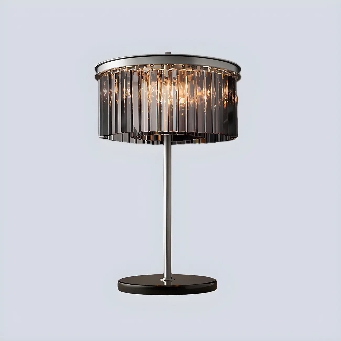 Lampe de table LED moderne en cristal pour salon