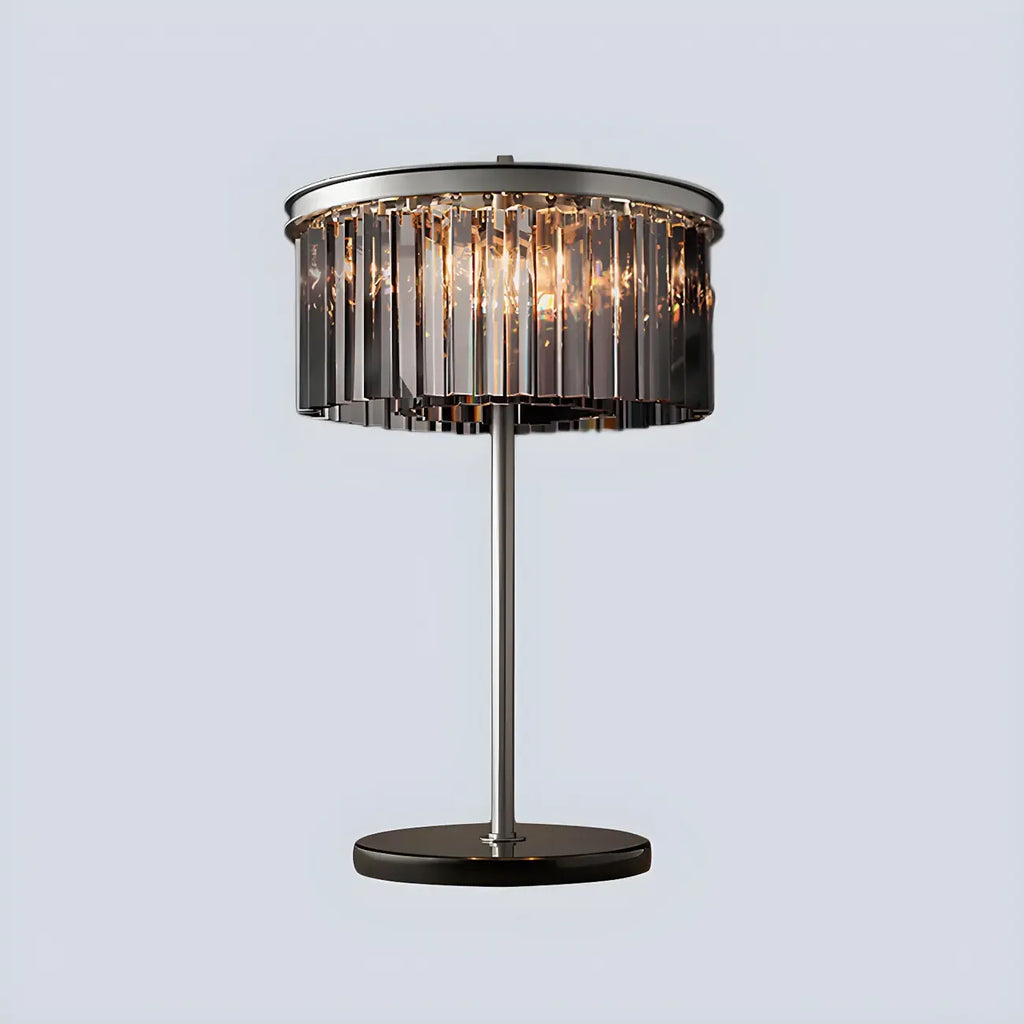 Lampe de table LED moderne en cristal pour salon