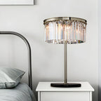 Lampe de table LED moderne en cristal pour salon