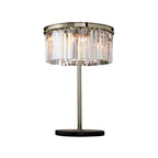 Lampe de table LED moderne en cristal pour salon