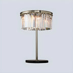 Lampe de table LED moderne en cristal pour salon