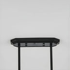 Suspension cylindrique moderne en verre pour îlot de cuisine