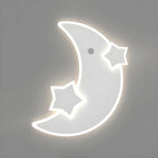 Applique murale LED Lune et Étoile pour chambre d'enfant avec télécommande