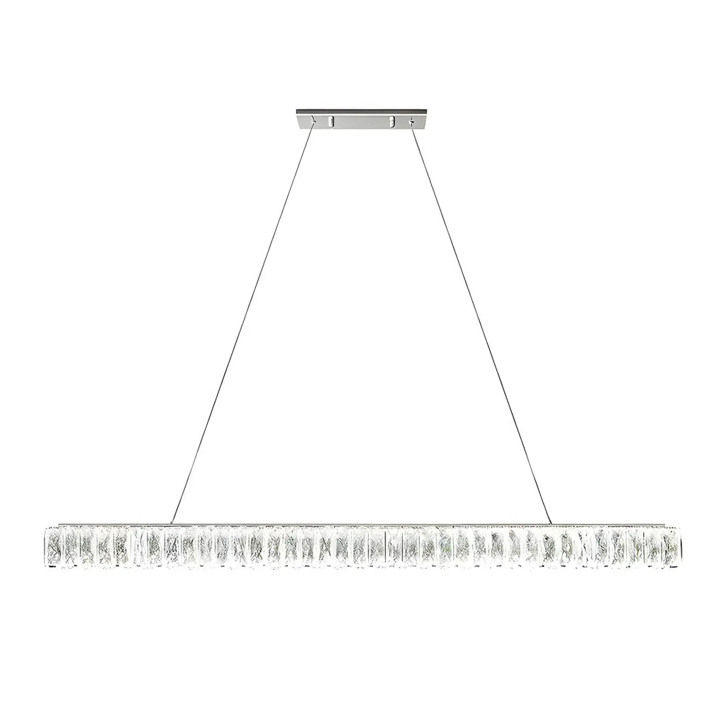 Suspension linéaire en cristal moderne et tendance