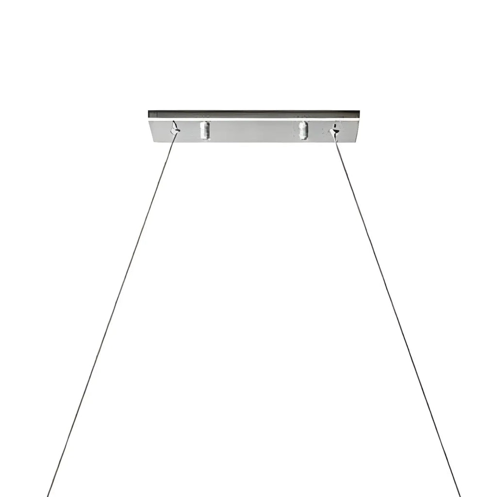 Suspension linéaire en cristal moderne et tendance