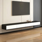 Meubles TV flottants en bois naturel long