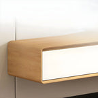 Meubles TV flottants en bois naturel long