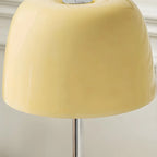 Lampe de table tripode nordique moderne en argent et verre, avec pied en métal