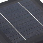 Lampadaires extérieurs modernes à LED solaires à changement de couleur, noirs