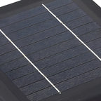 Lampadaires extérieurs modernes à LED solaires à changement de couleur, noirs