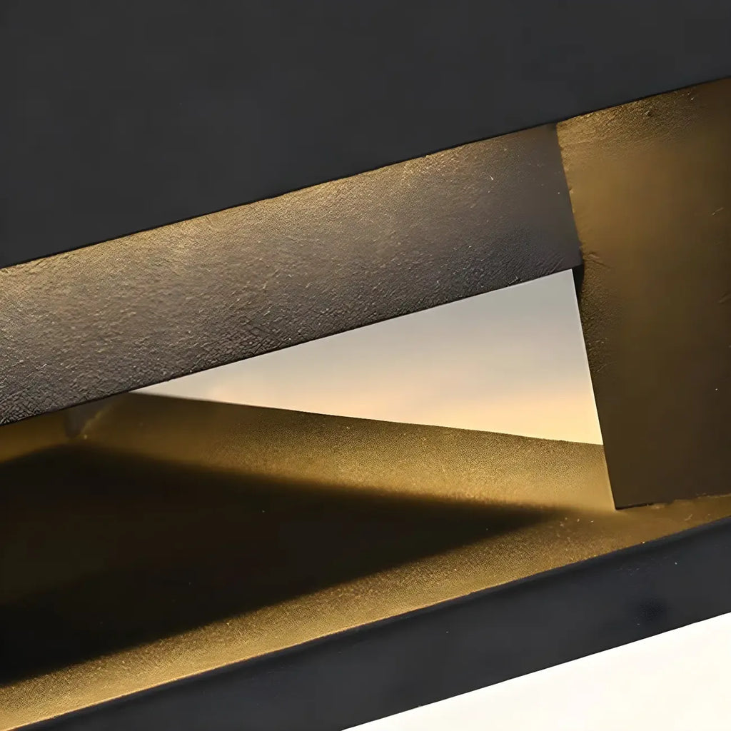 Lampadaires extérieurs modernes à LED solaires à changement de couleur, noirs