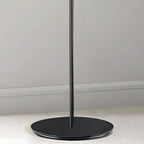 Lampadaire moderne en verre noir avec globe pour intérieur